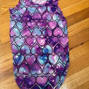 Pixie Lane SOFT Colorful Heart Patterned Leotard